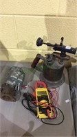 Antique gas torch, Ball & Ball small carburetor