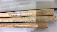 Jackie Robinson, Cracker Jacks,  (3) baseball bats