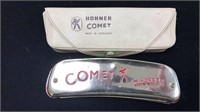 Hohner comet Harmonica with case made in Germany