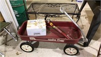 Radio Flyer red wagon model 90, bicycle tire