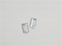 Genuine Aquamarine Gemstones (Approx  0.60ct)