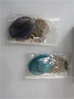 New Necklace 2) Stone Pendants