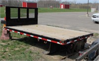 12' Flatbed truck body, 12' wide side racks