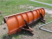 Snow-King 10' snow plow, converted to fit on