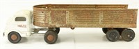 Lot #87 Structo pressed steel tractor trailer