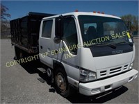 2006 ISUZU NQR CREW CAB DUMP TRUCK