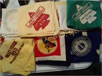 Lot of 18 Boy Scout Neckerchiefs 1940's and up