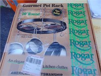 20 Inch Round Gourmet Pot Rack