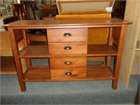 Side Table With Drawers  46x30x16