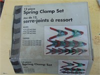 12 Piece Spring Clamp Set