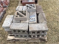 Concrete blocks & Chimney flue