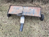 Trailer type lawn aireator