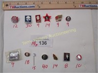 191 Assorted Russian Pins