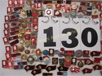 130 Assorted Russian Pins