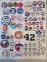79 Pcs - Ross Perot, George Wallace & More