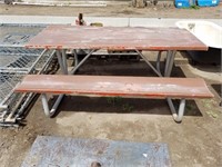 6 ft aluminum picnic table