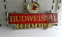 2101 Budweiser Lighted Sign