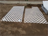 4 x 8 sheets plastic lattice