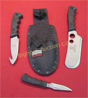 Smith & Wesson 3 Knife Set in Nylon Sheath