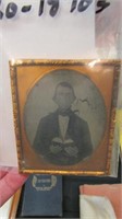 1870's Ambrotype Photo Of Preacher W/ Bible