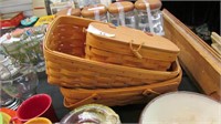 3 Longaberger Baskets