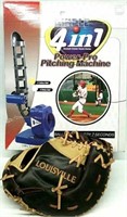 Power Pro Pitching Machine w/ Louisville Glove