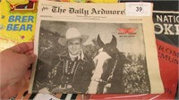 The Daily Ardmoreite Gene Autry Newspaper 1941