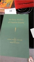 Early History Of Fayette County Book