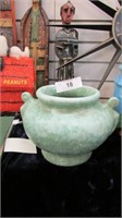 Old Pottery Planter/ Bowl Sea Green