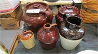 Lot of Old Bean Pots & Jugs