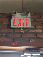 Emergency Exit Sign w/ Lights