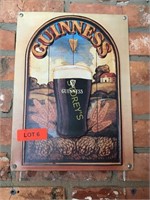 Guiness Metal Sign - 11 x 15
