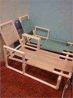 Choice from 2 pvc lawn chairs
