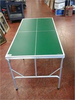 Metal foldable ping pong table
