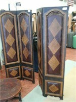 Choice of 2  leather-like privacy screens