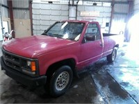 1991 Chevrolet C/K 1500 Series K1500 RED