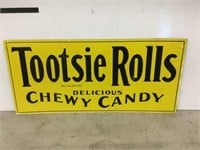 Toosie Roll Metal Sign