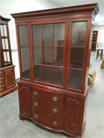 VINTAGE DUNCAN PHYFE STYLE CHINA CABINET
