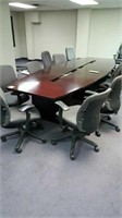 Boardroom Table and 13 chairs