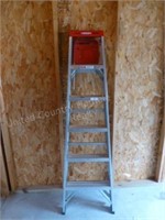 Werner aluminum 6" step ladder