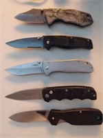 Set of 5 Pocket Knives