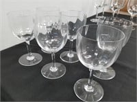 BACCARAT MONTAIGNE OPTIC CRYSTAL GLASSES WATER