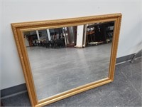 LARGE GOLD FRAMED MIRROR