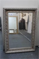 Wood and Gesso Frame Mirror