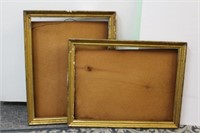 Pair of Antique Gilt Wood Frames