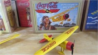 HUGE COCA COLA COLLECTION Die Cast Airplane Bank
