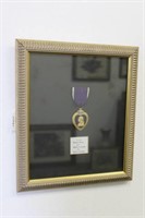 Framed Purple Heart Medal