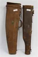 Two Vintage Leather Gun Cases c. 1920
