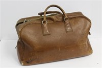 Vintage Leather Medical/Duffel Bag