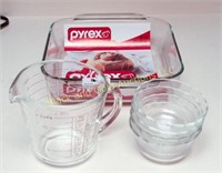 Pyrex glassware lot